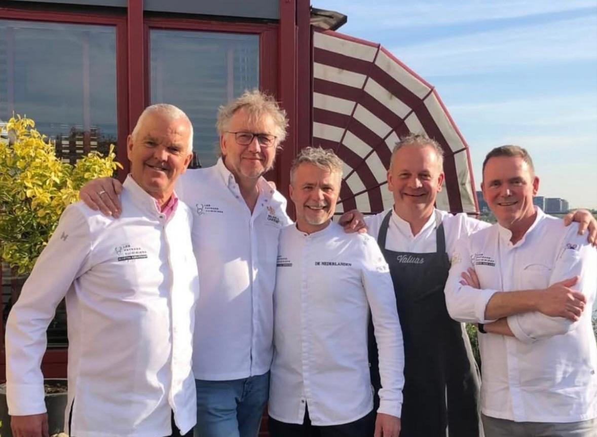 Martin Kruithof, Jef Schuur, Wilco Berends, Eric Swaghoven en Erik van Loo